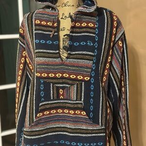 Woven Cotton Baja Hoodie